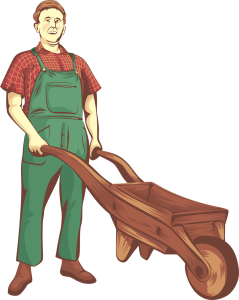 farmer, wheelbarrow, retro, gardener, man, vintage, work, farmer, farmer, farmer, farmer, farmer, gardener-2267620.jpg